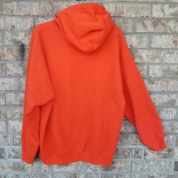 Oklahoma State University Cowboys ORANGE Hoodie (Unisex XL) Gildan Sweatshirt - Picture 4 of 7
